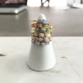 Opal Cluster Ring