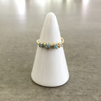 Opal Cluster Ring