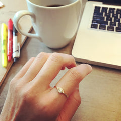 Evil Eye & Lashes Ring
