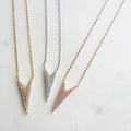 Pavé Spike Necklace