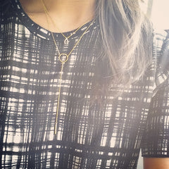 Wishbone Pave Necklace
