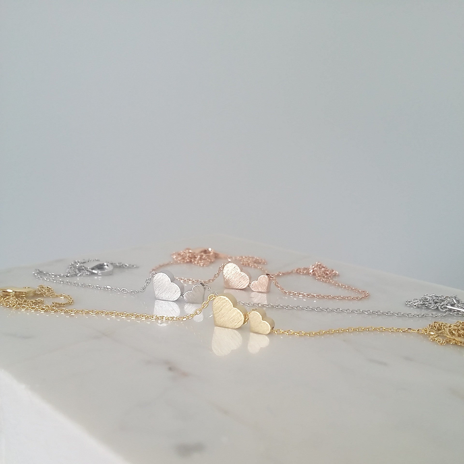 Double Heart Necklace