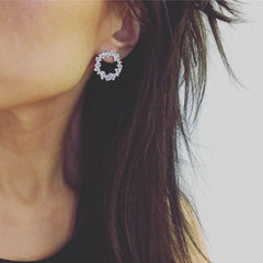 Baguette Wreath Earrings