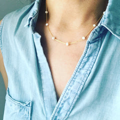 Pearl Chain Necklace