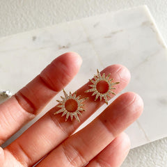 Sunny Sunburst Earrings