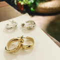 Criss Cross Hoop Earrings
