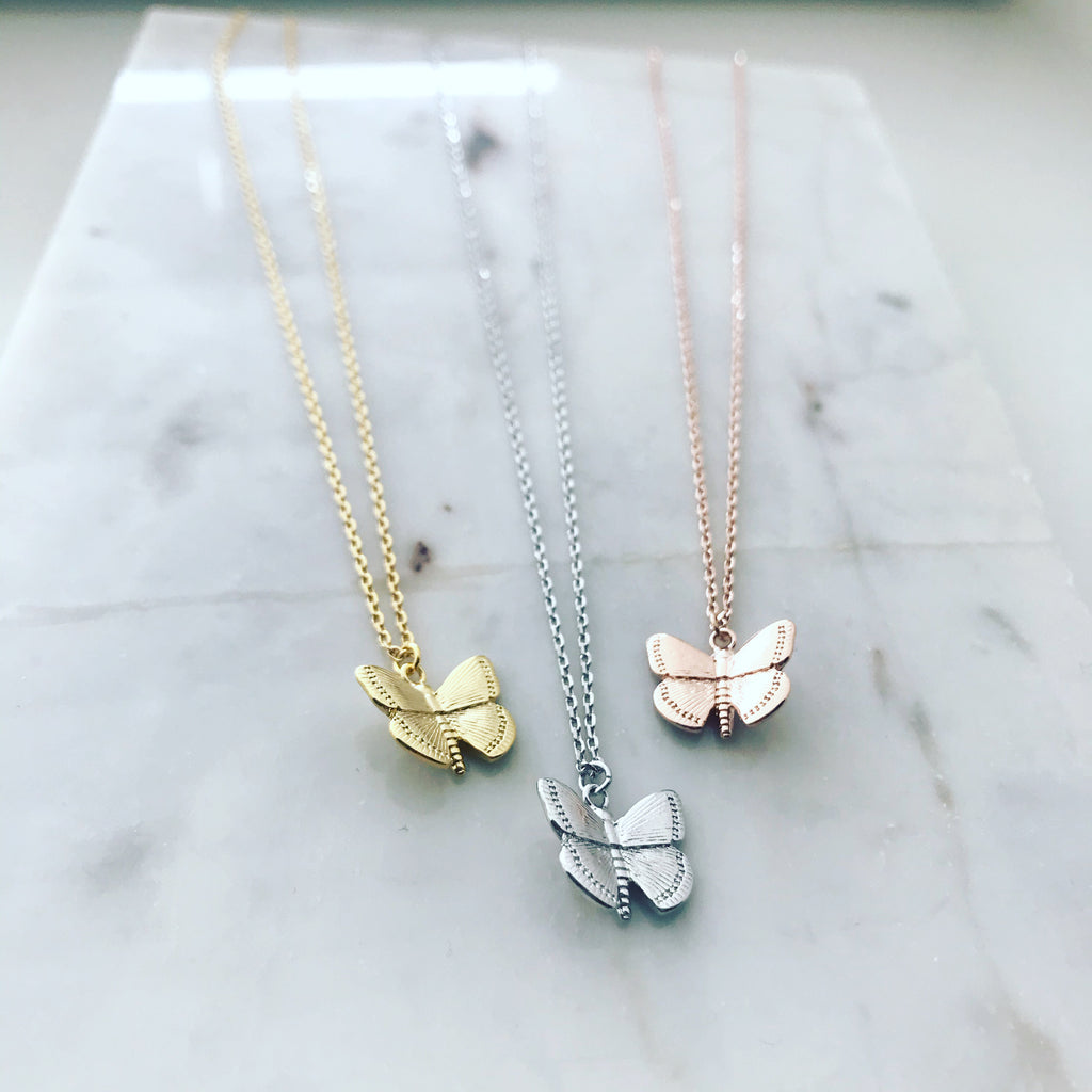 Monarch Butterfly Necklace