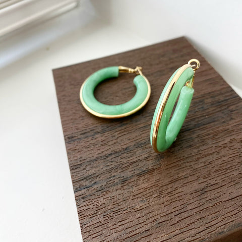 Acrylic Hoop Earrings | 8 colors