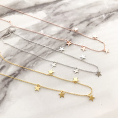 Mini Stars (Dangle) Necklace