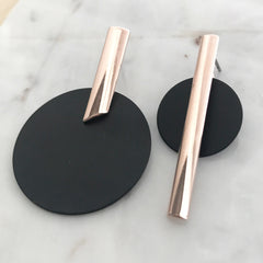 Mismatch Plate Earrings