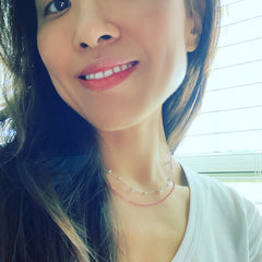Enamel Ball Chain Necklace