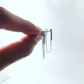 Bling Bar Chain Connection Earrings