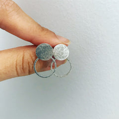 Circle Knocker Earrings