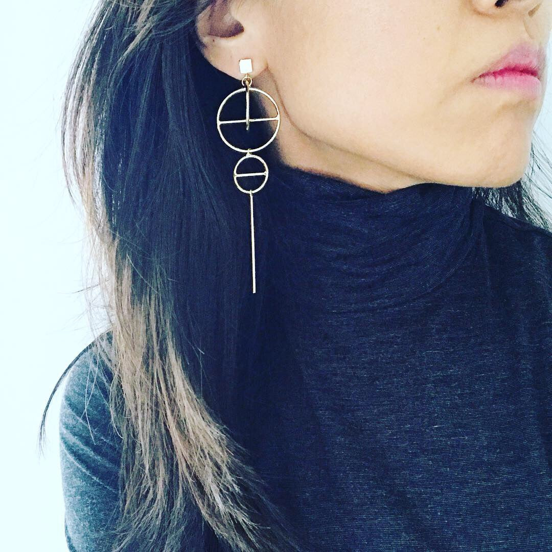 Circle Mobile Earrings
