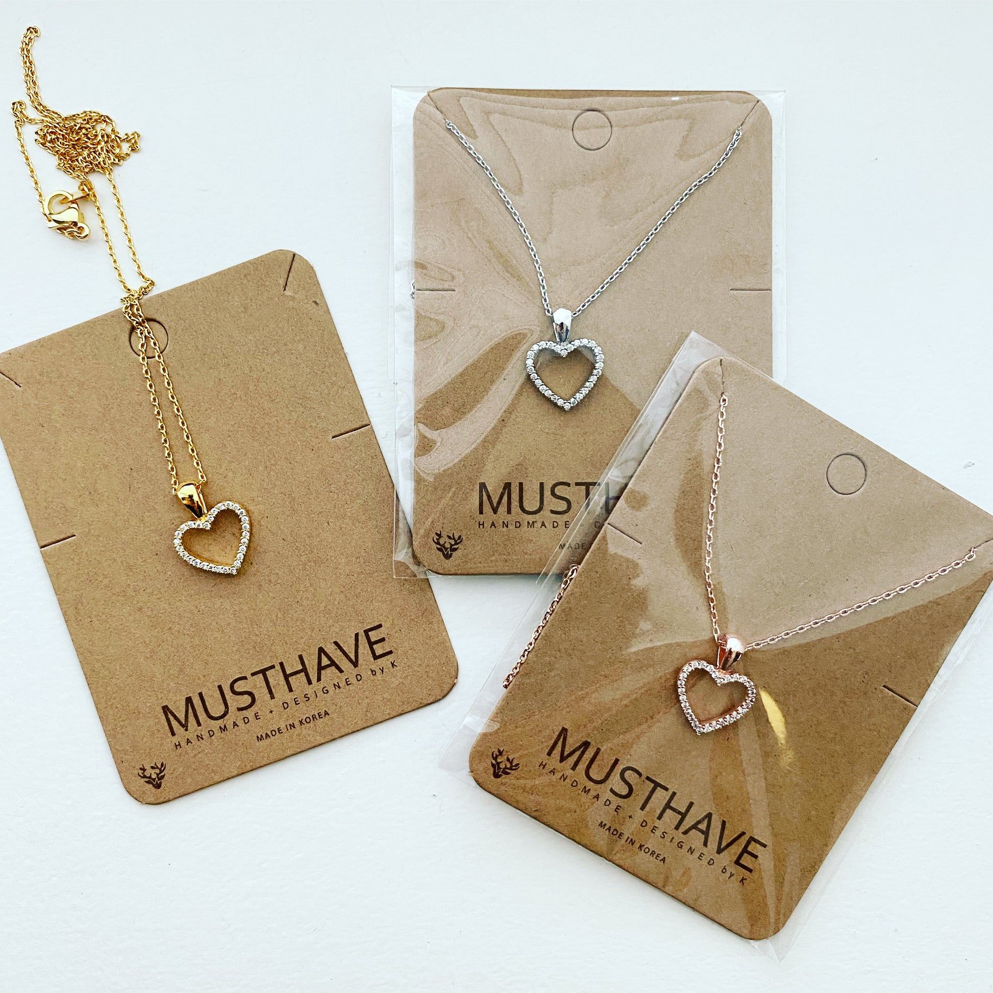 Pavé Forever Heart Necklace