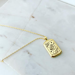 The Moon Tarot Necklace