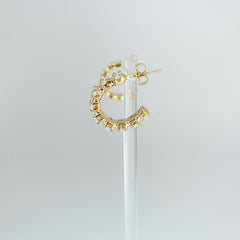 Marquise Eye Hoop Earrings