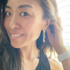 Tri-Panel Crinkle Earrings
