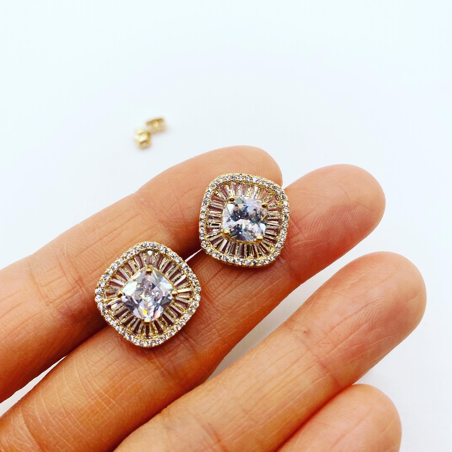 Square Wheel Earrings