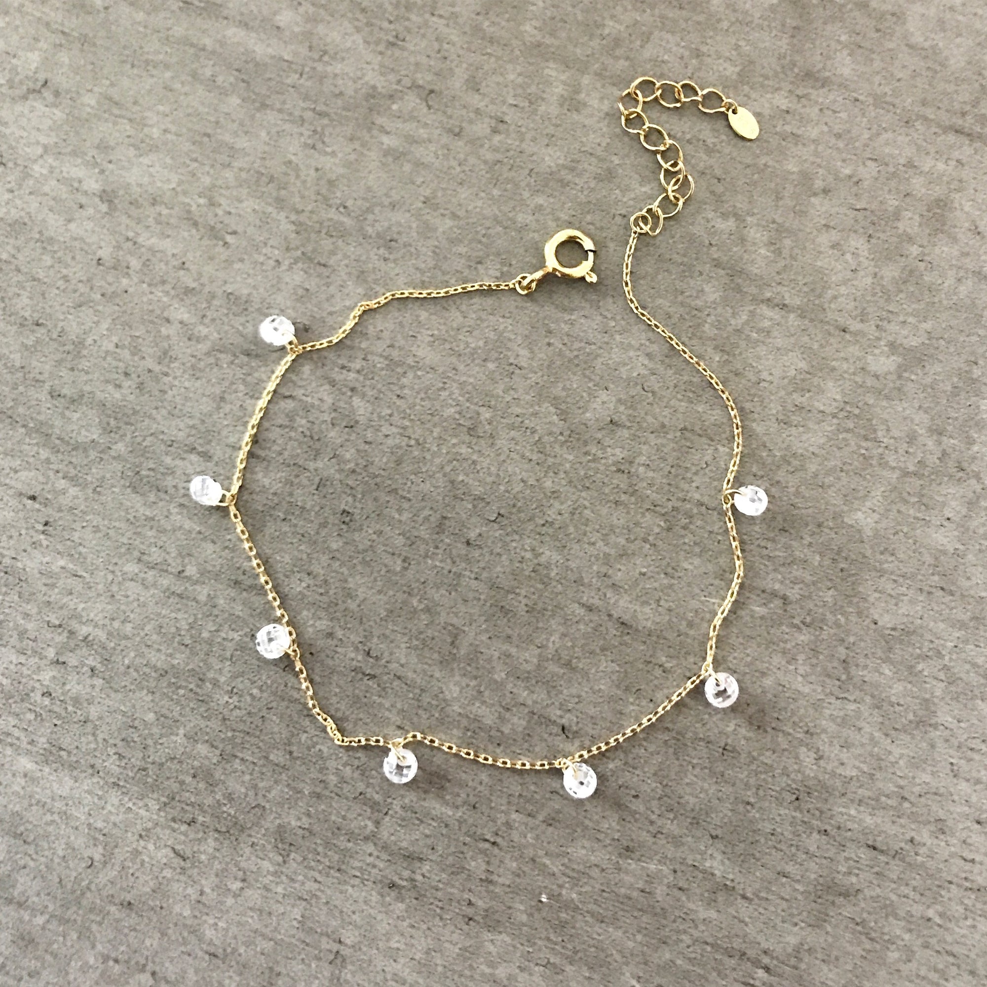 Crystal Charm Bracelet
