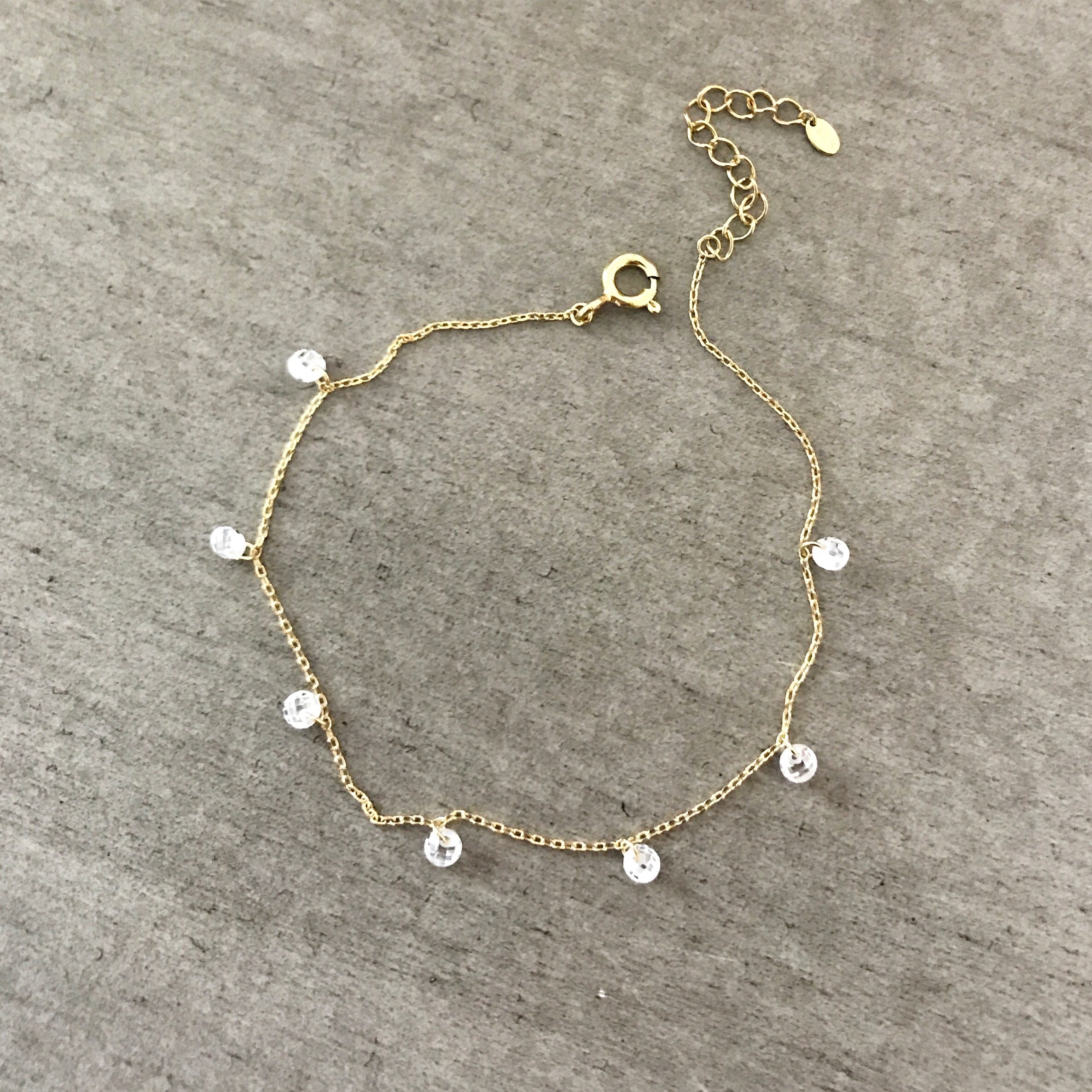 Crystal Charm Bracelet