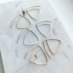 Triangle Wire Earrings