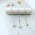 Micro Pavé Opal Necklace