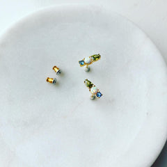 Opal & Stone Buddy Earrings