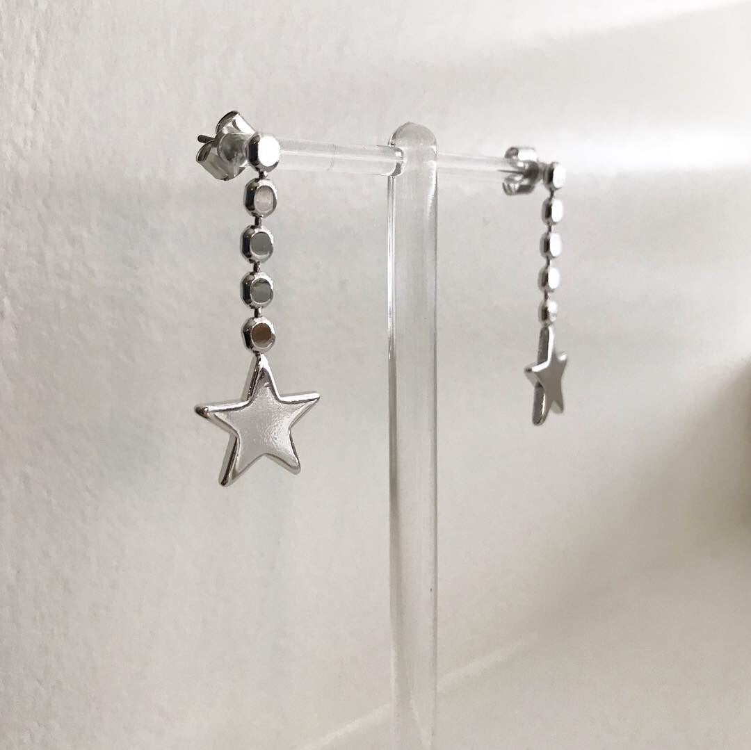 Star Drop Earrings