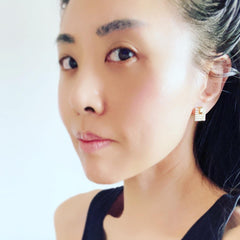 Square Matrix Earrings