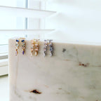 Falling Baguette Earrings