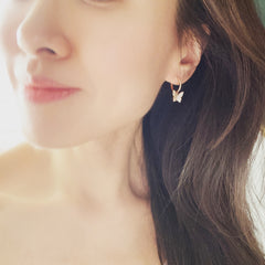 Butterfly (Mariah) Hoop Earrings