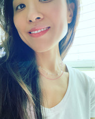 Enamel Ball Chain Necklace