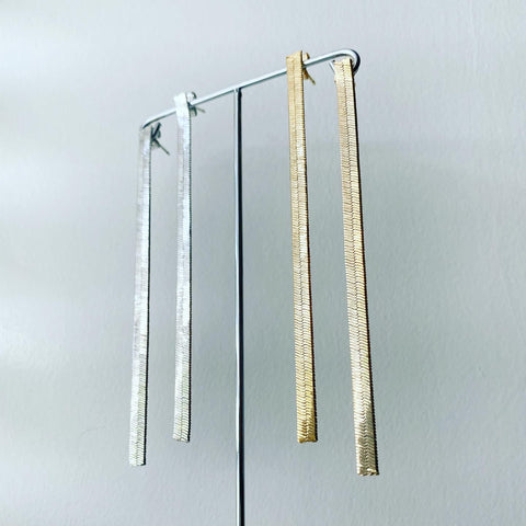 Herringbone Chain Earrings