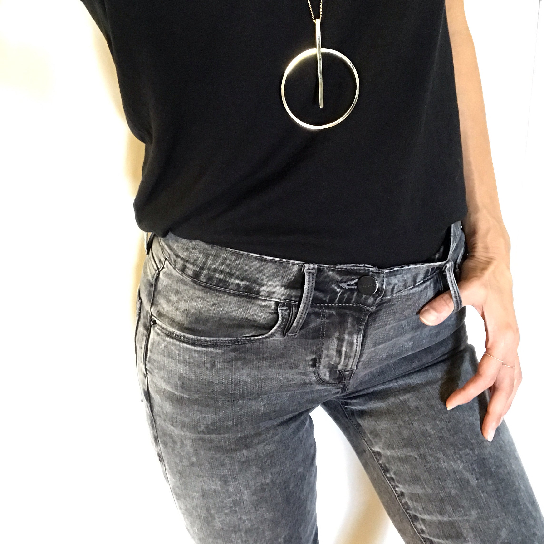 Tick Tock Pendant Necklace