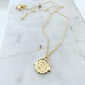 Vintage Stargazing Coin Necklace