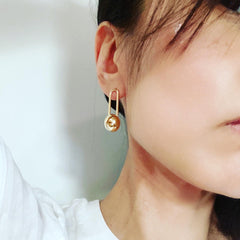 Long Kettlebell Earrings