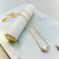 Oval Cut Necklace