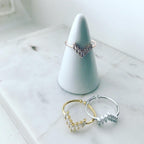 Baguette V Ring