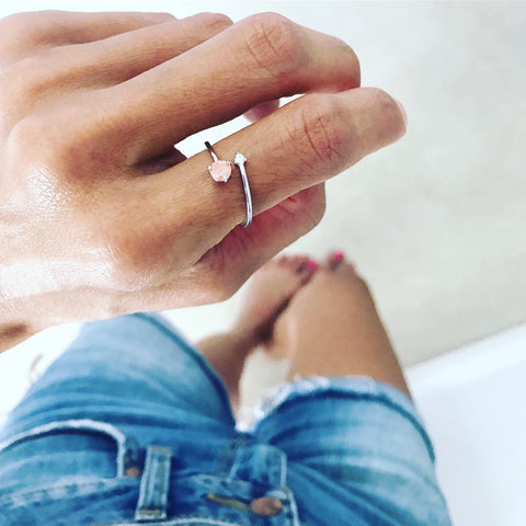 Zirconia (CZ): Twist Ring