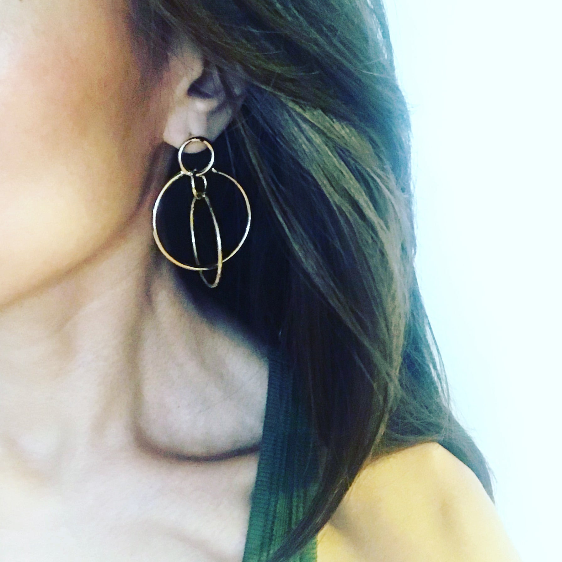 Magical Double Ring Earrings