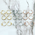 Hoop Earrings: Micro Bead