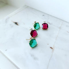 Savvy Square Earrings
