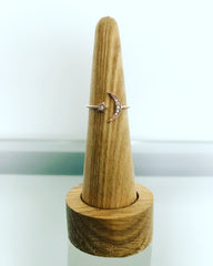 Moon & Star Ring