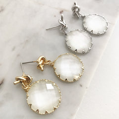 Knotted Drop Earrings