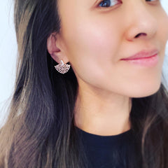 Lattice Lace Earrings