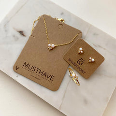 Opal & Pearl Duet Necklace