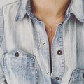 Pave Half Vertical Bar Necklace
