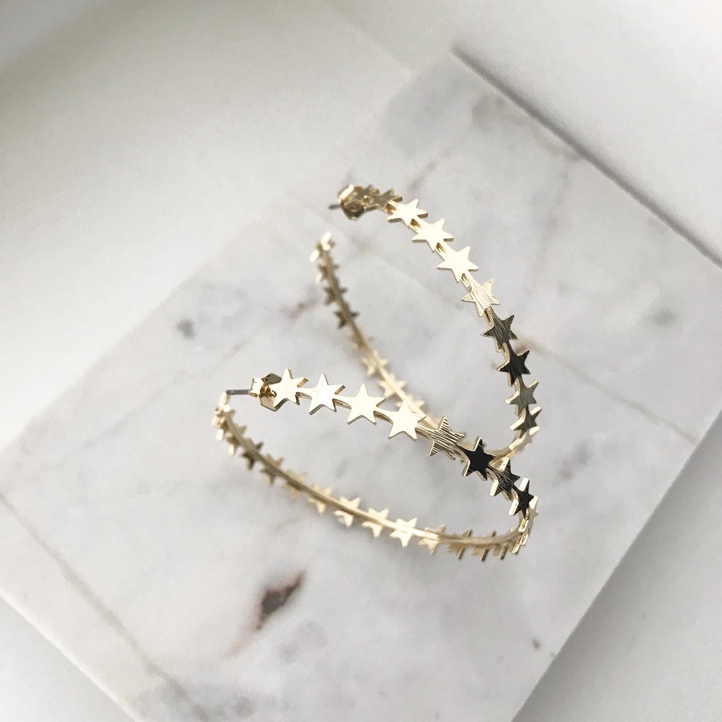 Star Mania Hoop Earrings