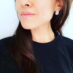Crystal Teardrop Pear Earrings